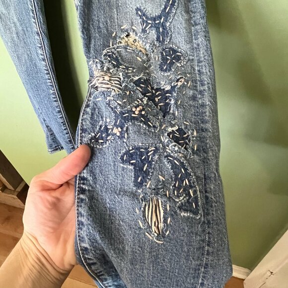 Anthropologie Pilcro and the Letterpress Slim Boyfriend Jeans Size 24 Petite - Picture 10 of 11